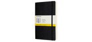 Блокнот Moleskine CLASSIC SOFT EXPENDED QP617EXP Large 130х210мм 400стр. клетка мягкая обложка черный