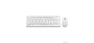 Клавиатура + мышь A4Tech Fstyler FG1012 клав:белый мышь:белый USB беспроводная Multimedia [1599042]