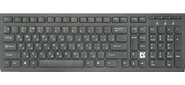 Беспроводная клавиатура ULTRAMATE SM-535 RU BLACK 45535 DEFENDER