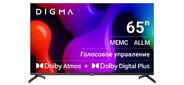 Телевизор QLED Digma 43" DM-LED43UQB31 Google TV Frameless Metal черный / черный 4K Ultra HD 60Hz MEMC DVB-T DVB-T2 DVB-C DVB-S DVB-S2 USB WiFi Smart TV