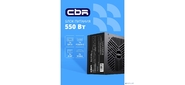 Блок питания CBR ATX 550W DC-DC,  12cm fan,  20+4pin,  1*4+4pin,  1*6+2pin,  2*IDE,  3*SATA,  кабель питания 1.2м,  черный [PSU-ATX550-12MD] OEM