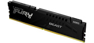 Модуль памяти Kingston 32GB U-DIMM DDR5 ,  5600МГц,  CL40,  FURY Beast Black