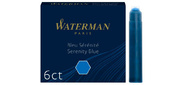 Картридж Waterman International 52012 (CWS0110950) синие чернила для ручек перьевых (6шт)