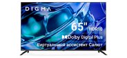 Телевизор LED Digma 65" DM-LED65UBB40 Салют ТВ Frameless Metal черный / черный 4K Ultra HD 60Hz DVB-T DVB-T2 DVB-C DVB-S DVB-S2 USB WiFi Smart TV