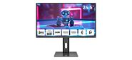 Монитор 24.5" AIWA MD2510 Black  (IPS,  1920x1080,  HDMI+HDMI+DP+DP,  1 ms,  178° / 178°,  350 cd / m,  1000:1,  240Hz,  Spk,  Pivot)