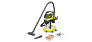 Строительный пылесос Karcher WD 5 S V-25 / 5 / 22 1100Вт (уборка: сухая / сбор воды) желтый
