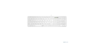 Клавиатура Genius SlimStar 126 wired keyboard white color (12 Multimedia Function Keys and 4 dedicated Hotkeys for Quick Commands, Ultra-Slim Keycaps)