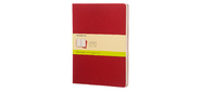 Блокнот Moleskine CAHIER JOURNAL CH123 XLarge 190х250мм обложка картон 120стр. нелинованный клюквенный  (3шт)