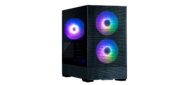ZALMAN P30 AIR,  MATX,  BLACK,  WINDOW,  2xCombo  (3.5'' or 2.5''),  3x2.5",  1xUSB TYPE-C,  1xUSB3.0,  FRONT 2x140mm ARGB,  REAR 1x140mm ARGB