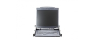 SINGLE RAIL 16P PS / 2-USB LCDKVMP 19INCH WIH IP