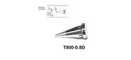 Аксессуары для пайки Atten Паяльное жало , T800-0.8D