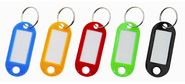 Брелок для ключей Silwerhof 1412738 инфо-окно ассорти  (упак.:100шт) пластиковый пакет