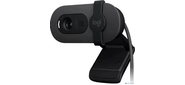 Камера Web Logitech HD Webcam Brio 90 графитовый 2Mpix  (1920x1080) USB Type-C с микрофоном  (960-001581)