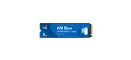 Твердотельный накопитель / WD SSD Blue SN570 NVMe, 1000GB, M.2 (22x80mm), NVMe, PCIe 3.0 x4, 3D TLC, R / W 3500 / 3000MB / s, IOPs 460 000 / 450 000, TBW 600, DWPD 0.3 (12 мес.)