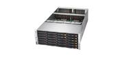 Supermicro server barebone SYS-6049GP-TRT,  4U,  Dual Socket P,  24 DIMMs,  20 PCI-E 3.0 x16 support up to 20 single width GPU,  24 Hot-swap 3.5" drive bays,  2x 10GBase-T LAN,  8 Hot-swap 92mm RPM cooling f