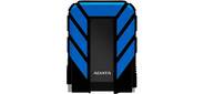 A-Data AHD710-1TU3-CBL,  DashDrive Durable HD710,  1Tb,  2.5",  5400об. / мин.,  черно-голубой,  USB3.0,  ret HDD