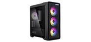 ZALMAN M3 PLUS RGB,  MATX,  BLACK,  WINDOW,  2x3.5",  3x2.5",  1xUSB2.0,  1xUSB3.0,  FRONT 3x120mm RGB,  REAR 1x120mm