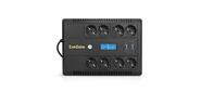 Exegate EX293858RUS ИБП ExeGate NEO Smart LHB-1000.LCD.AVR.8SH.CH.USB <1000VA / 650W, LCD, AVR, 8*Schuko, USB, 4*USB-порта для зарядки, Black>