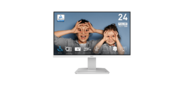 MSI PRO MP2412W 23.8" 16:9 FHD (1920x1080) VA Flat, 1ms (MPRT), 4000:1, 100M:1, 300nit, 178 / 178, HDMI 1.4, Tilt, VESA, 100Hz, White, 1y war-ty