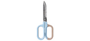 Ножницы Deli ENS055-BL Nusign офисные 180мм титановое покрытие сталь синий