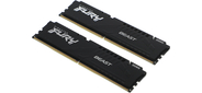 Модуль памяти DDR 5 DIMM 16Gb PC48000,  6000Mhz,  Kingston FURY Beast Black EXPO CL30  (Kit of 2)  (KF560C30BBEK2-16)  (retail)