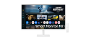 Монитор Samsung 32" Smart monitor M7 S32FM703UI  (VA 16:9 3840x2160x60Hz 4ms 300cd 3000:1 178 / 178 1млрд HDMI USB-C (65W) 2*USB 2.0 Spk10W Tizen HDR10+ sRGB 99% Tilt WiFi5 BT5.2 VESA White ПультДУ)