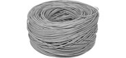 Кабель TWT (TWT-5EUTP) UTP. 4 пары. Кат.5e. PVC. серый. 305 метров