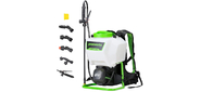 Опрыскиватель Greenworks G24BPSII аккум. ранц. 15л белый / зеленый (5300307)