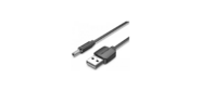 Кабель Vention USB AM / DC-jack 3.5мм M - 1м Чёрный