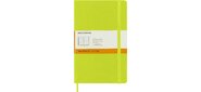 Блокнот Moleskine CLASSIC SOFT QP616C2 Large 130х210мм PU 240стр. линейка мягкая обложка лайм
