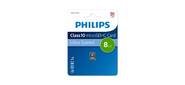 Флеш карта microSD 8GB PHILIPS microSDHC Class 10