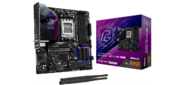 Материнская плата ASROCK B850M RIPTIDE WIFI,  AM5,  B850,  4*DDR5,  4*SATA,  3*M.2,  4*USB 2.0,  3*USB 3.2,  Type-C,  2*PCIx16,  1*M.2  (Key E),  HDMI+DP,   mATX