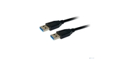 Bion Кабель удлинительный USB 3.0 AM / AM,  3 м,  чёрный [BXP-CCP-USB3-AMAM-030M]