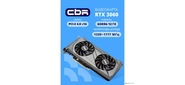 Видеокарта CBR RTX3060 12Gb GDDR6,  192bit,  1320-1777Mhz,  3*DP + 1*HDMI 2.1,  170W,  Ret [VGA-STX3060-12G-RTL]