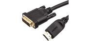 VCOM CG484GD-1.8M Кабель HDMI AM / DVI (24+1)M, 1.8м, CU, 1080P@60Hz, 2F, VCOM <CG484G-1.8M>
