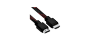 Кабель 1.5m HDMI 2.0,  BICOLOR черно-красный нейлон,  Ultra HD,  4K 60 fps 60Hz / 5K*30Hz,  3D,  AUDIO,  18.0 Гбит / с,  28AWG