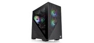 Корпус Thermaltake Divider 170 TG ARGB / Black CA-1S4-00S1WN-00  / Win / SPCC / Tempered Glass*1 / 120mm ARGB PWM Fan*2