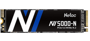 Netac SSD NV5000-N 500GB PCIe 4 x4 M.2 2280 NVMe 3D NAND,  R / W up to 4800 / 2700MB / s,  TBW 320TB,  without heat sink