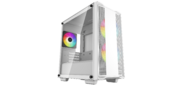 Корпус DeepCool CC360 WH ARGB mATX,  без БП,  2xUSB,  с окном  (R-CC360-WHAPM3-G-1)