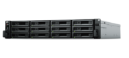 Synology  (Rack2U) 6C2, 2Ghz / 8Gb (64) / RAID0, 1, 10, 5, 6 / up to12HP HDDs SATA (3, 5'or2, 5')up to 36 with 2xRX1217 (RP) / 2xUSB / 4xGE / 2xPCIe / iSCSI / 2xIPcam (up to 75) / 2xRPS / no rail / 5YW repl RS3617RPxs