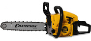 CHAMPION Бензопила 246-15 { 1, 9кВт 45, 8см? легкий старт 5, 4кг }