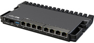 MikroTik RouterBORD 5009UG+S+ with Marvell Armada ARMv8 CPU  (4-cores,  1.4GHz per core),  1GB of DDR4 RAM,  1GB NAND storage,  1x 2.5Gbit LAN,  7x 1Gbit LAN,  1xSFP+ port,  RouterOS L5,  metal desktop case,  P