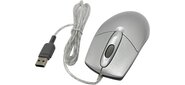 A4Tech OP-720  (silver) USB,  пров. опт. мышь,  2кн,  1кл-кн