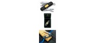 Нож-брелок CLASSIC с золотым слитком 1 гр. 58 мм.  /  черный  (шт.) 0.6203.87