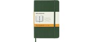 Блокнот Moleskine CLASSIC SOFT QP611K15 Pocket 90x140мм 192стр. линейка мягкая обложка зеленый