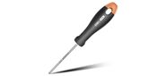 Крестовая отвертка "Home Series Gray" Deli HT1203C PH0x75мм  Эксклюзивный дизайн,  рукоятка из высококачественного софттач пластика