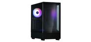 ZALMAN P10,  MATX,  BLACK,  WINDOW,  2x3.5",  3x2.5",  1xUSB TYPE-C,  1xUSB3.0,  REAR 1x120mm ARGB