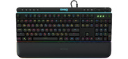 Клавиатура Оклик GMNG 999GK механическая черный / серебристый USB Multimedia for gamer LED  (подставка для запястий)  (1091218)
