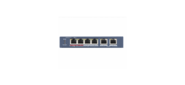 HIKVISION DS-3E0106HP-E 4 RJ45 100M PoE с грозозащитой 6кВ