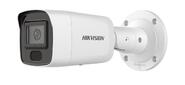 Hikvision 8Мп уличная цилиндрическая IP-камера с EXIR-подсветкой до 80м и технологией AcuSense1 / 2, 8" Progressive Scan CMOS; объектив 2.8мм; угол обзора 107°; механический ИК-фильтр; 0.005лк@F1.6; сжа